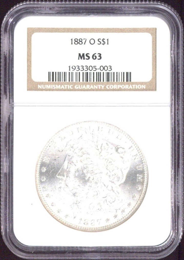 1887-O One Dollar NGC MS63